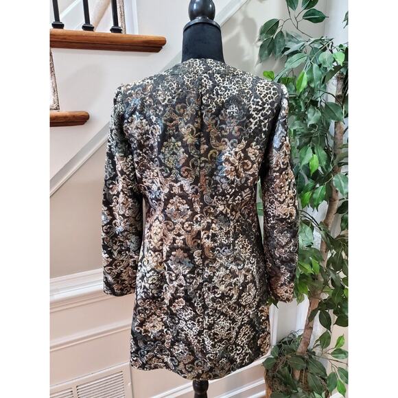 S'Styles Women's Multicolor Floral Polyester Long Sleeve Casual Jacket Blazer 46 - Picture 7 of 14